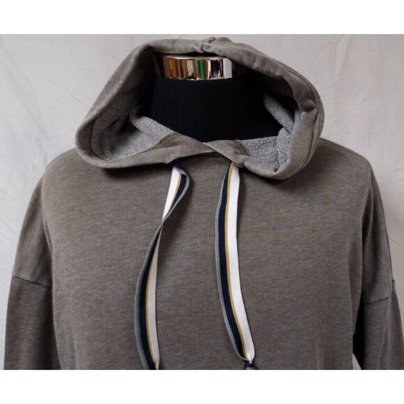BKE Buckle Mens Medium Grey Stretch Lightweight Drawstring Roo Pocket Hoodie - Picture 2 of 10